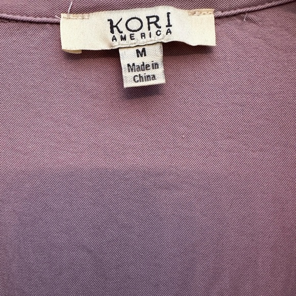 Kori Mauve Utility Jacket Size Medium - Picture 2 of 7